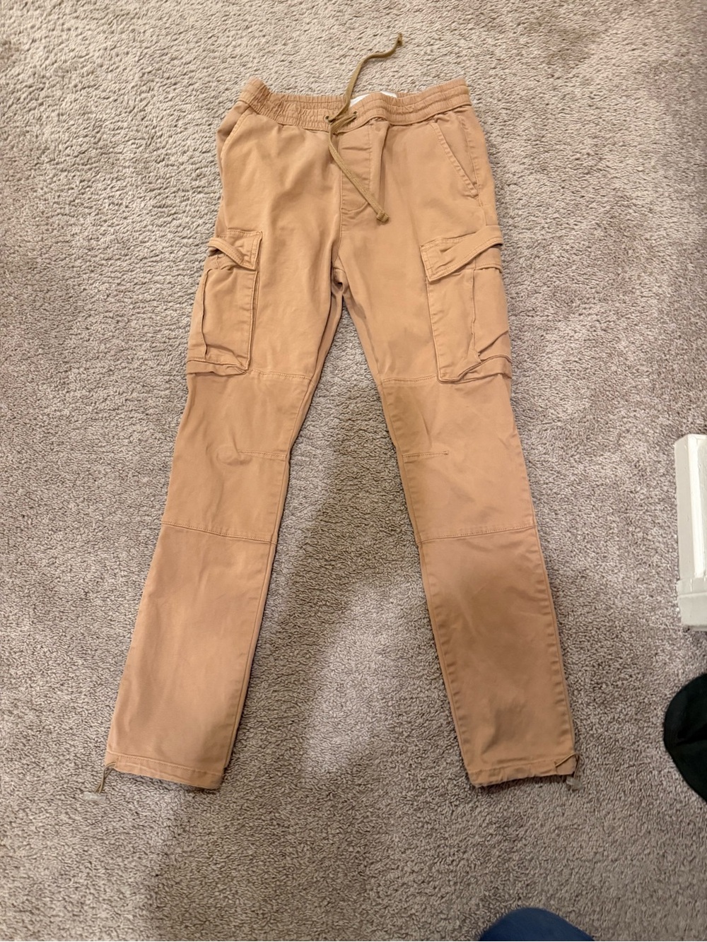 Men's Cargo Jogger Pants - Tan